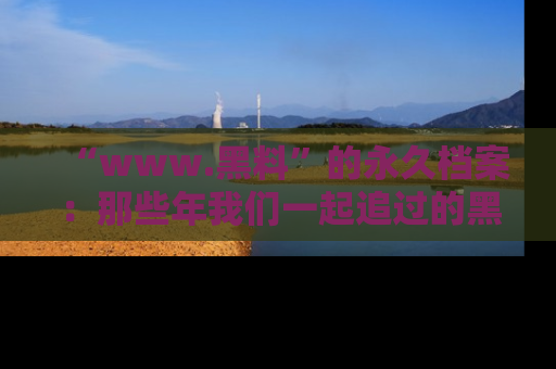 “www.黑料”的永久档案：那些年我们一起追过的黑料真相