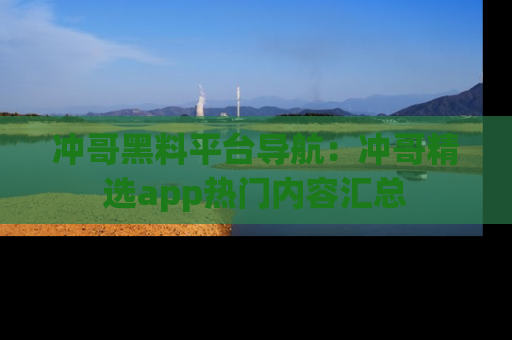 冲哥黑料平台导航：冲哥精选app热门内容汇总