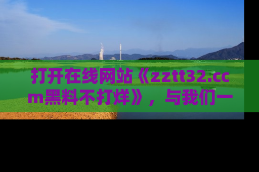 打开在线网站《zztt32.ccm黑料不打烊》，与我们一起揭露那些鲜为人知的黑料与明星秘密！