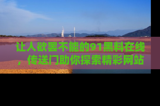让人欲罢不能的91黑料在线，传送门助你探索精彩网站内幕！