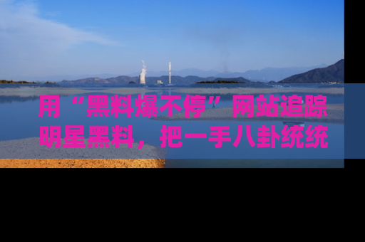 用“黑料爆不停”网站追踪明星黑料,把一手八卦统统收进你的后宫中!