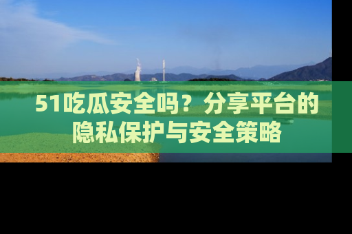 51吃瓜安全吗？分享平台的隐私保护与安全策略