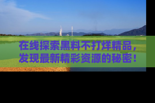 在线探索黑料不打烊精品,发现最新精彩资源的秘密!